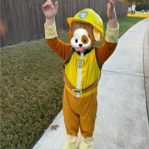 Kids paw patrol rubble Costume